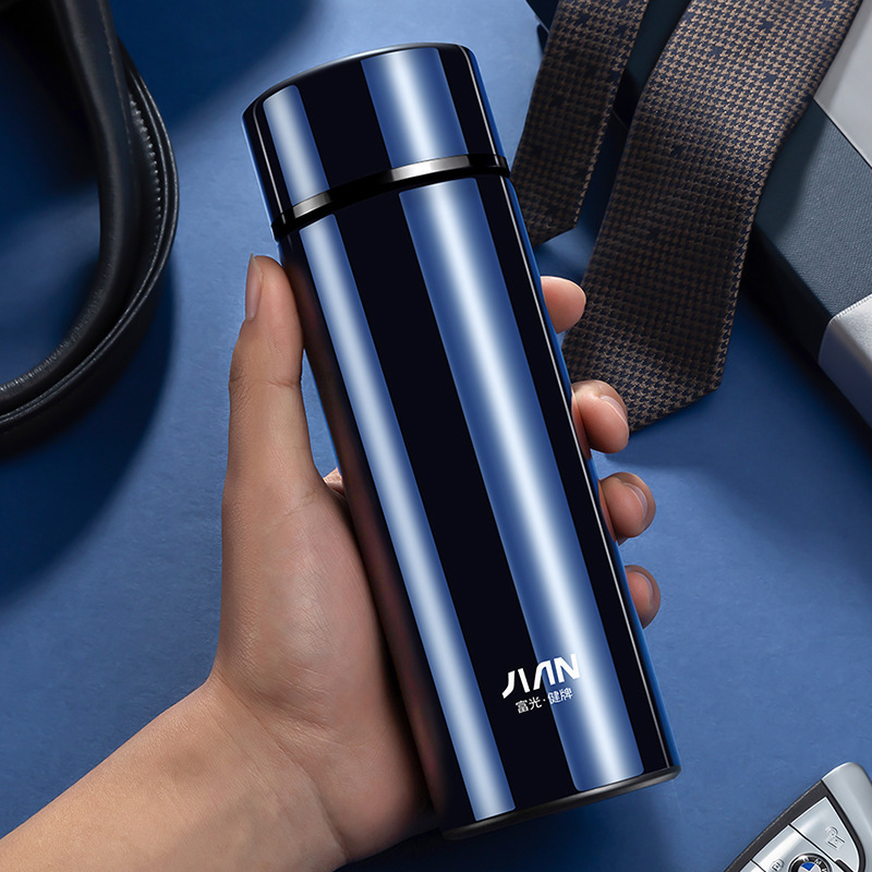 富光健牌304不锈钢真空保温杯商务杯子水杯刻字公司logo1801-500