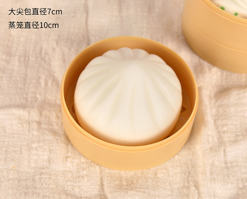 网红小人国仿真包子面包蒸笼玩具迷你仿真食物橱窗家居摆件装饰