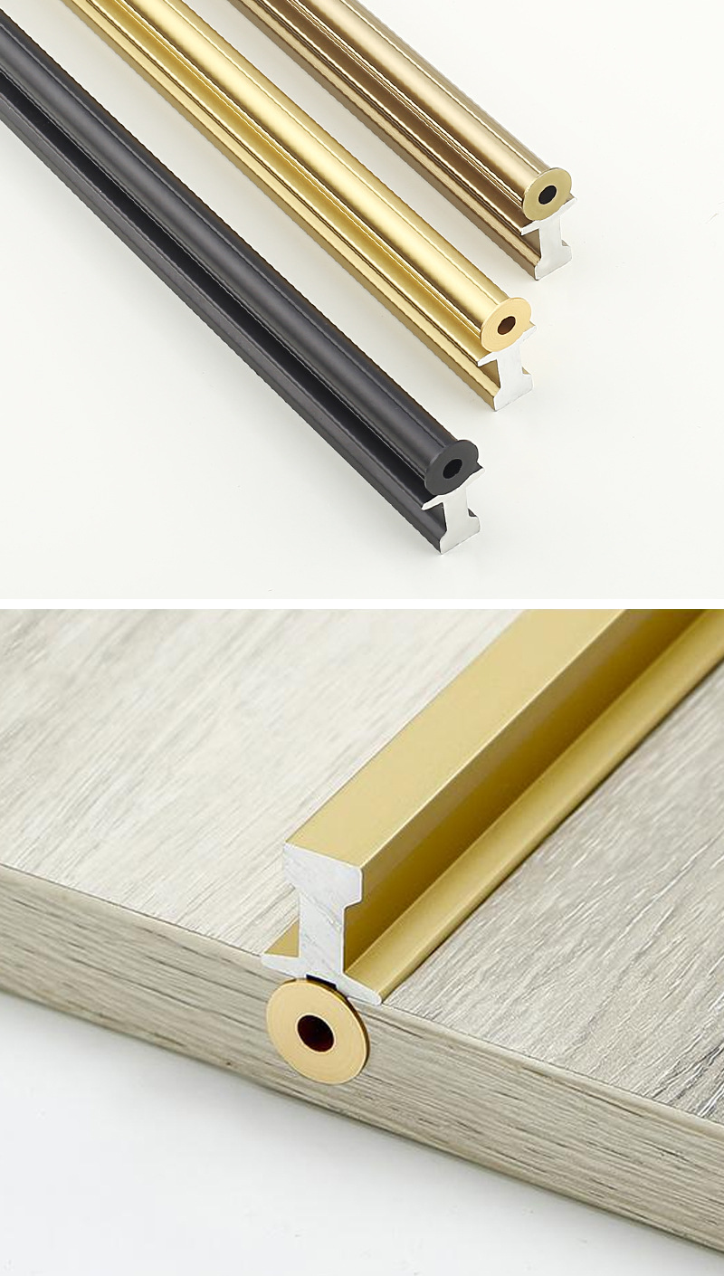 衣柜门板拉直器柜门 t型拉手款防脱帽矫正变形调直器 柜门拉直器