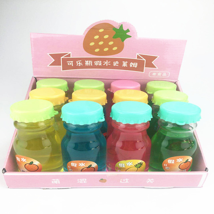 可乐瓶假水 马尔代夫的海水 高透假水地摊可批发水晶泥沙皮胶跨境