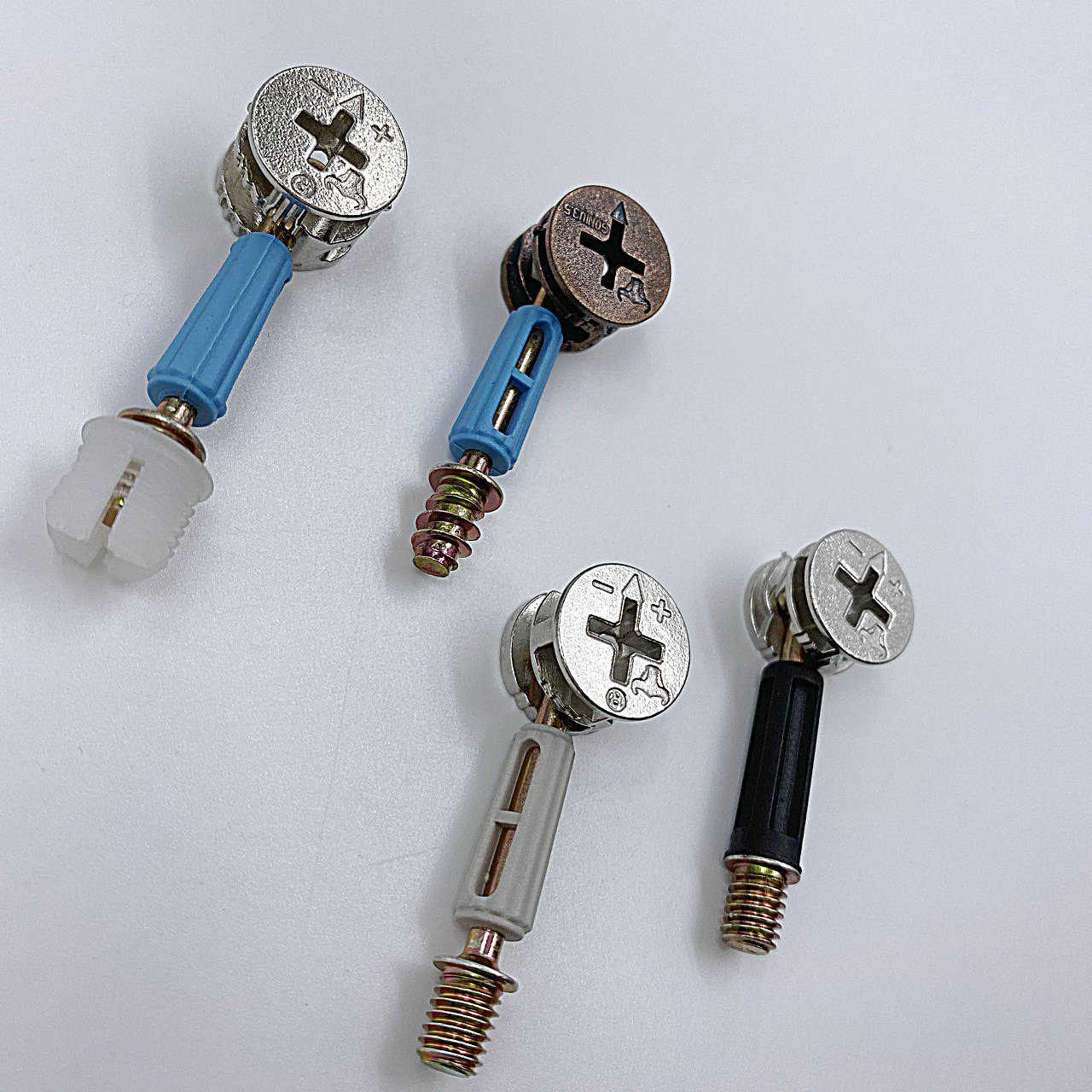 板式家具三合一连接件紧固件 五金连接件 批发衣柜三合一连接件