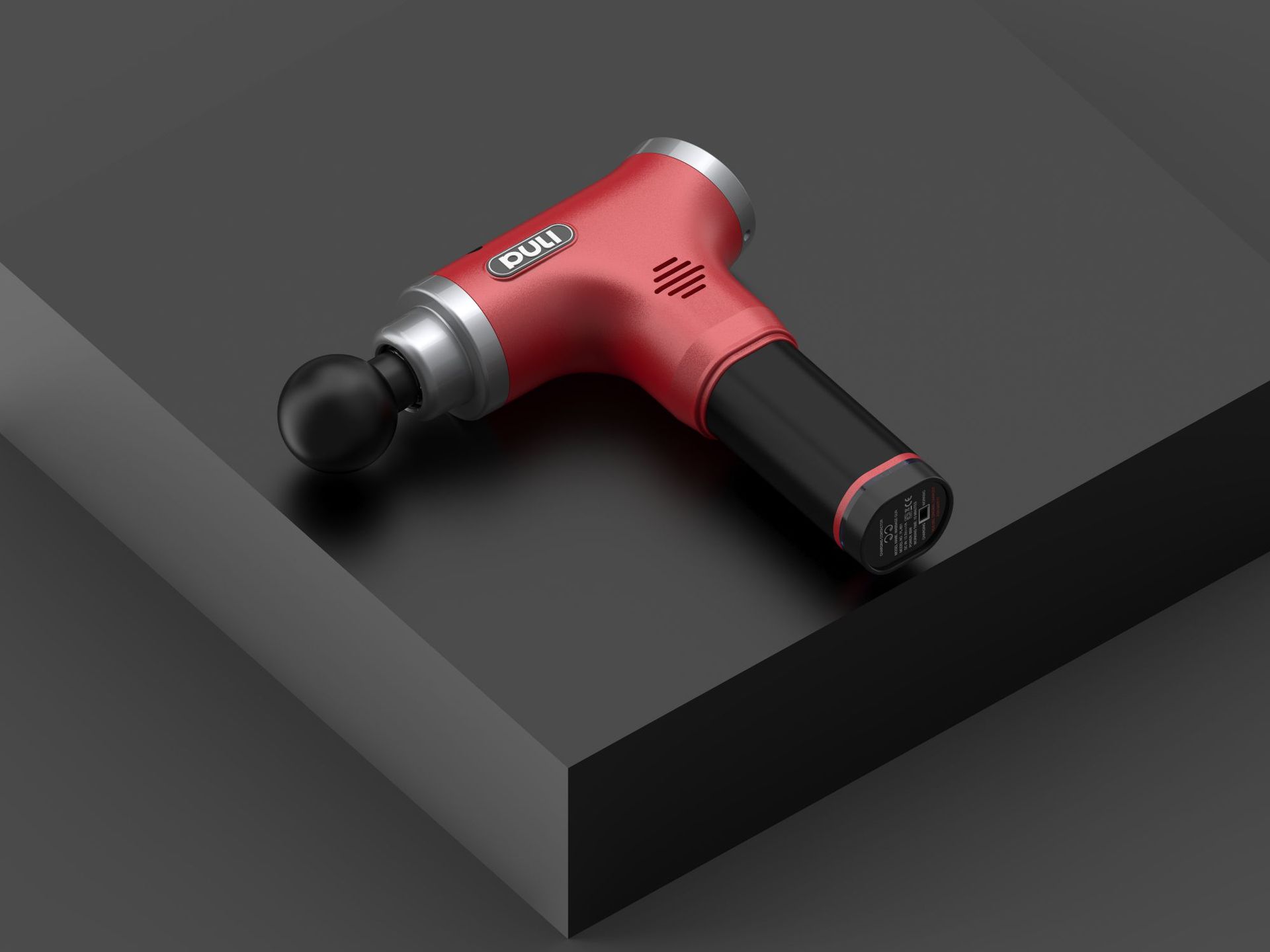 普立651筋膜枪肌肉放松按摩器电动筋膜松解枪震动肌肉健身按摩枪