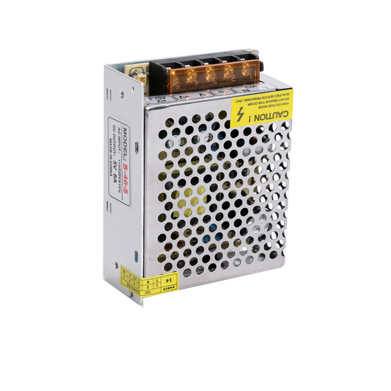 直流稳压电源5v8a40w广告标识牌开关电源5v监控展示柜设备电源