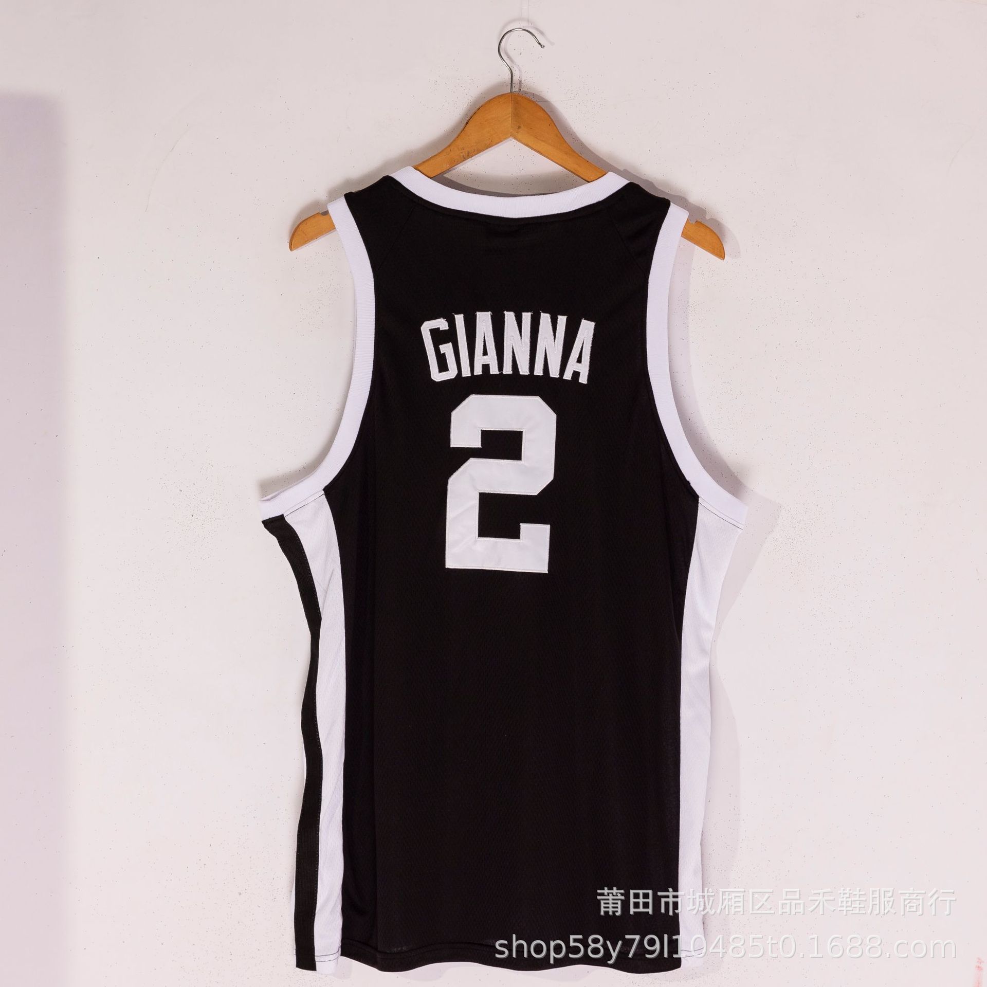 曼巴学院 gigi球衣科比 2号吉安娜 gianna 黑色纪念版篮球服