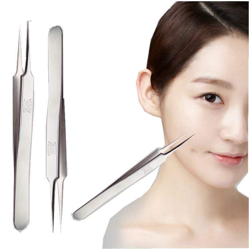 克丽缇娜细胞夹瑞士皇冠五号细胞夹黑头夹粉刺针祛痘夹针