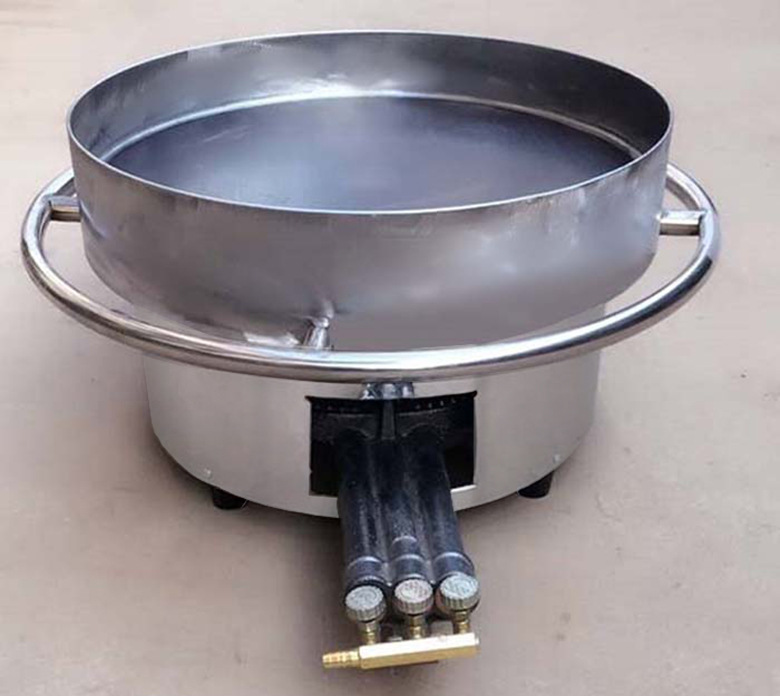 水煎包锅水商用燃气锅贴商用炉旋转煎包机大三环煎包锅煎饺机