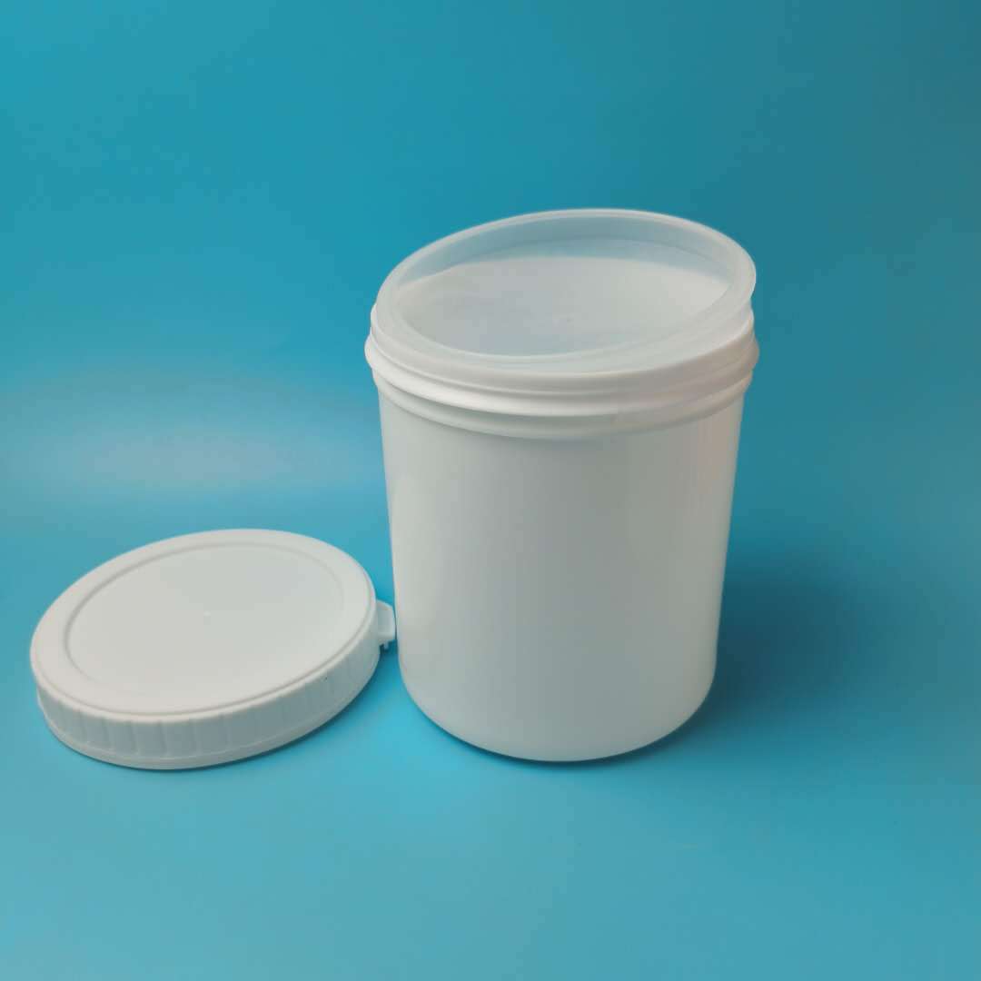 1000g广口塑料桶 涂料桶1l膏霜小桶 pp粉剂固体罐 油墨包装瓶