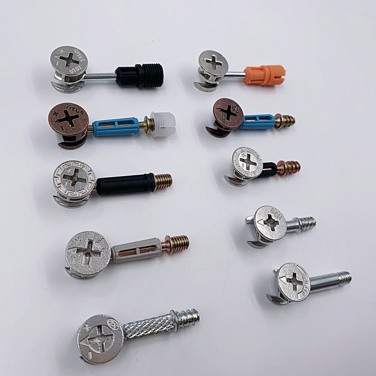 板式家具连接件紧固件 衣柜三合一连接件 家具五金连接件