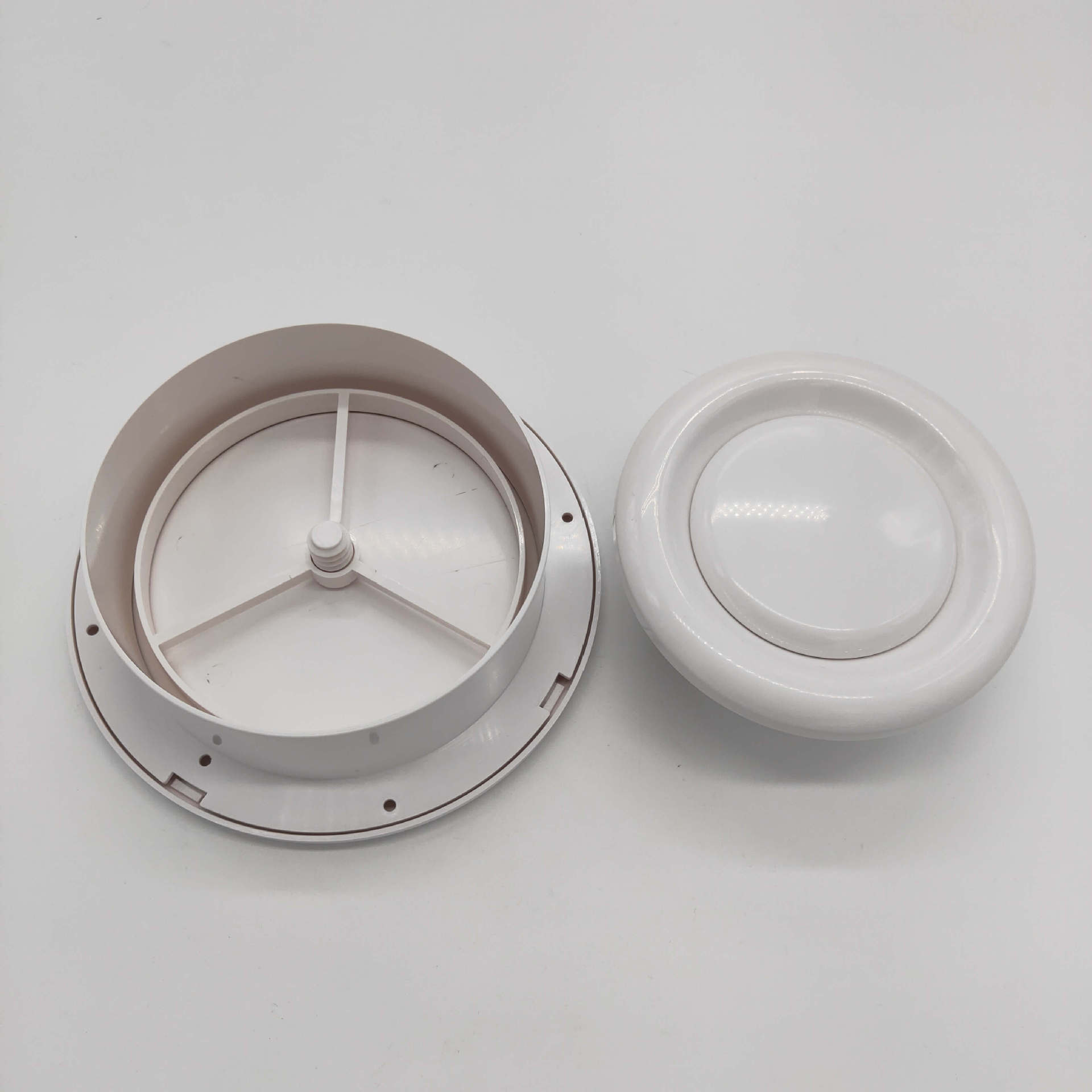 abs材料圆形新风口 4寸6寸圆形散流器塑料排风口出风口