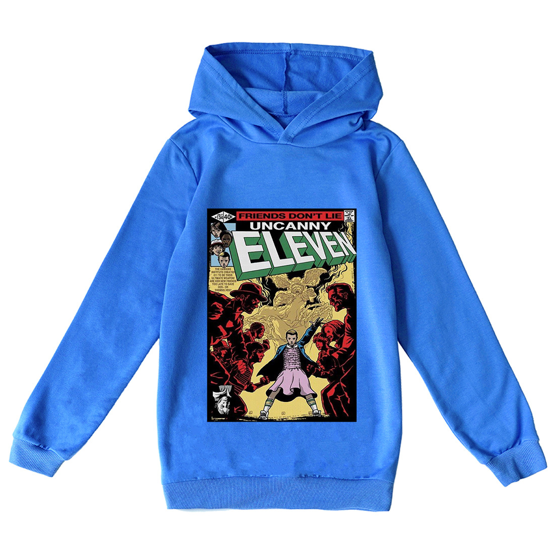 秋天怪奇物语strangerthings图案小孩卫衣上衣中大童童装w1131