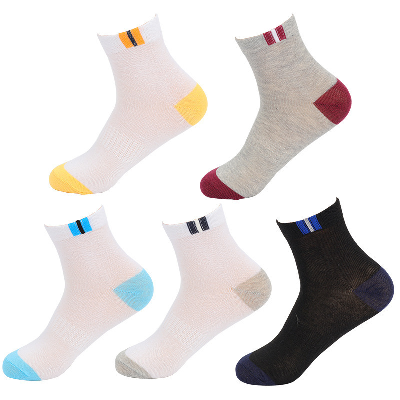 C Zhuji Summer Men's Socks Fashion Popular Color Matching Mesh Style for Sports Socks Jianghu Stall Factory Night Market Stall Goods