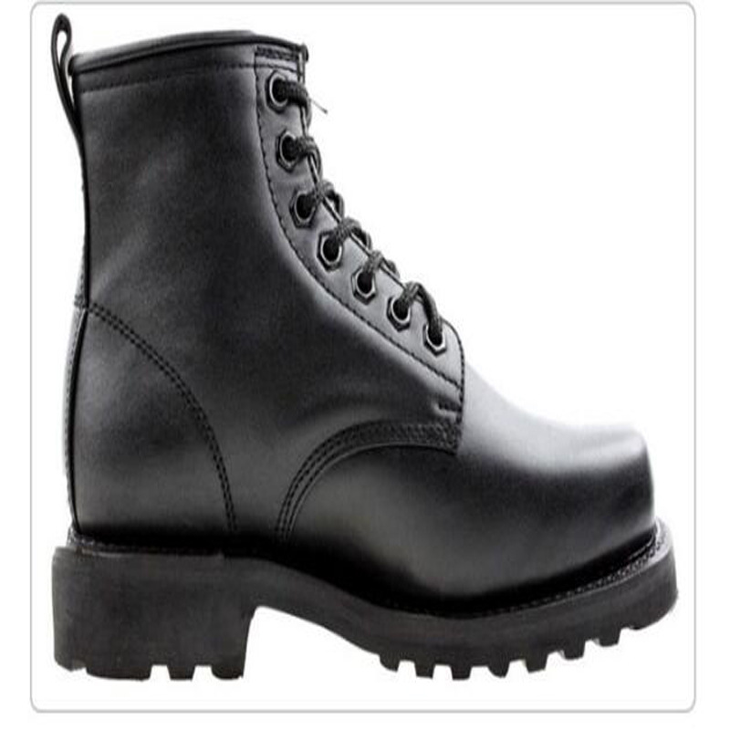 救援皮靴中筒 消防皮靴 01皮鞋ay-349 防护鞋厂家