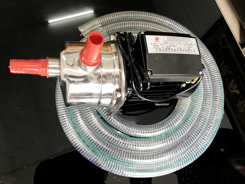 食品级抽酒泵 家用不锈钢自吸水泵 白酒灌装过滤泵小型电动抽酒器