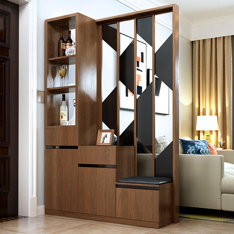 进门玄关柜现代简约客厅双面隔断柜鞋柜一体间厅柜门厅柜屏风玄关