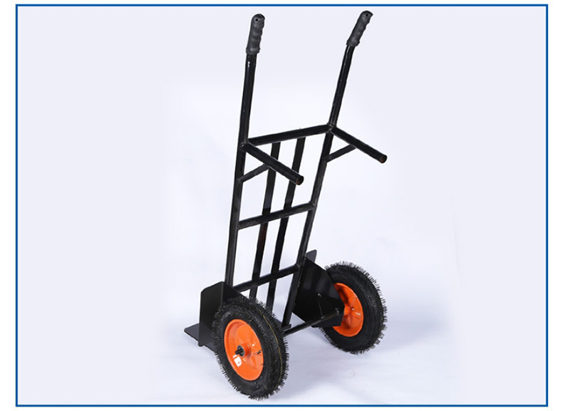 11平板手推车两轮铁板物流货仓车工具手推车加厚老虎车理货车