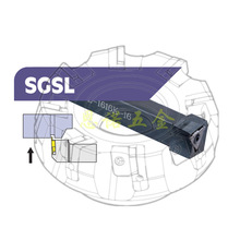 90度外径浅槽刀杆SGSL-1616K 2020K-16 螺纹刀杆 三井 可国产订做