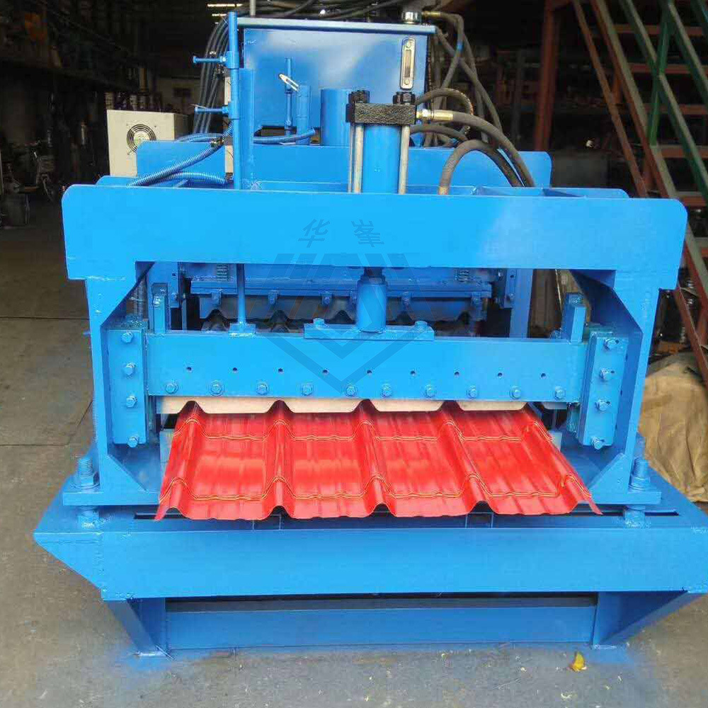 彩钢琉璃瓦设备 仿古琉璃瓦成型机 竹节琉璃瓦机器