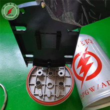 山西塔用铝合金接头盒金属帽金式光缆接头盒 炮弹型光纤接续盒
