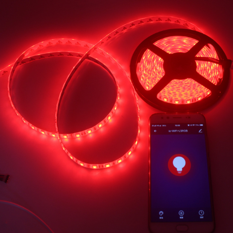 涂鸦智能 wif led灯带套装 5050rgb 亚马逊alexa声控5米 300株