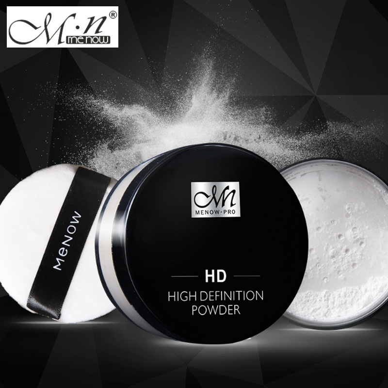 menow美诺f16010散粉柔焦轻雾蜜粉白色高光定妆粉吸汗哑光批发
