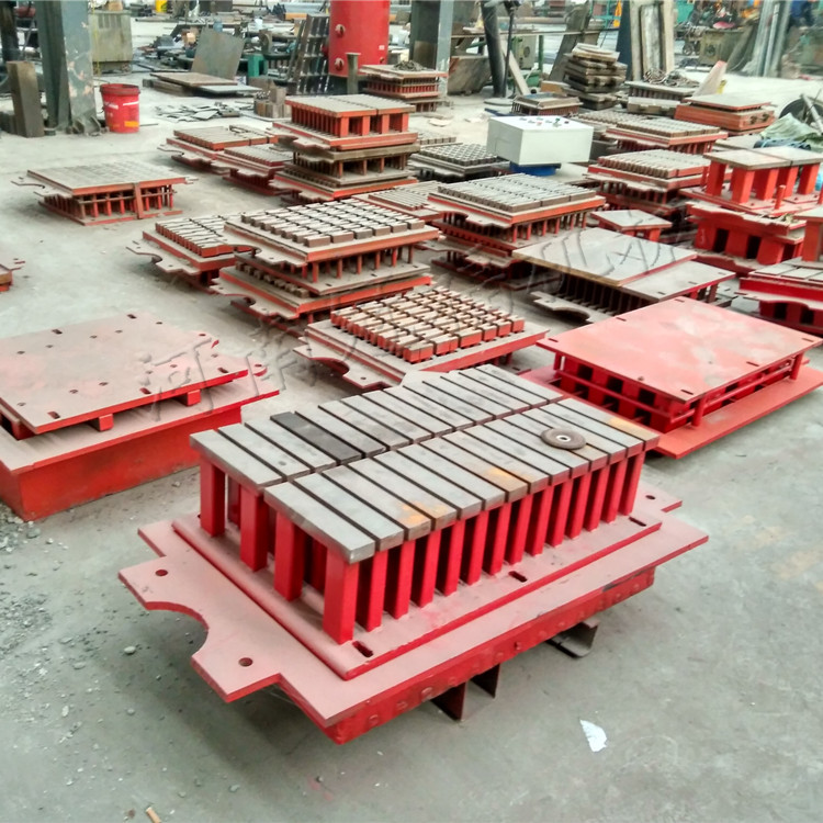 连锁块护坡砖模具 冠福水泥便道砖模具 全自动垫块机模具
