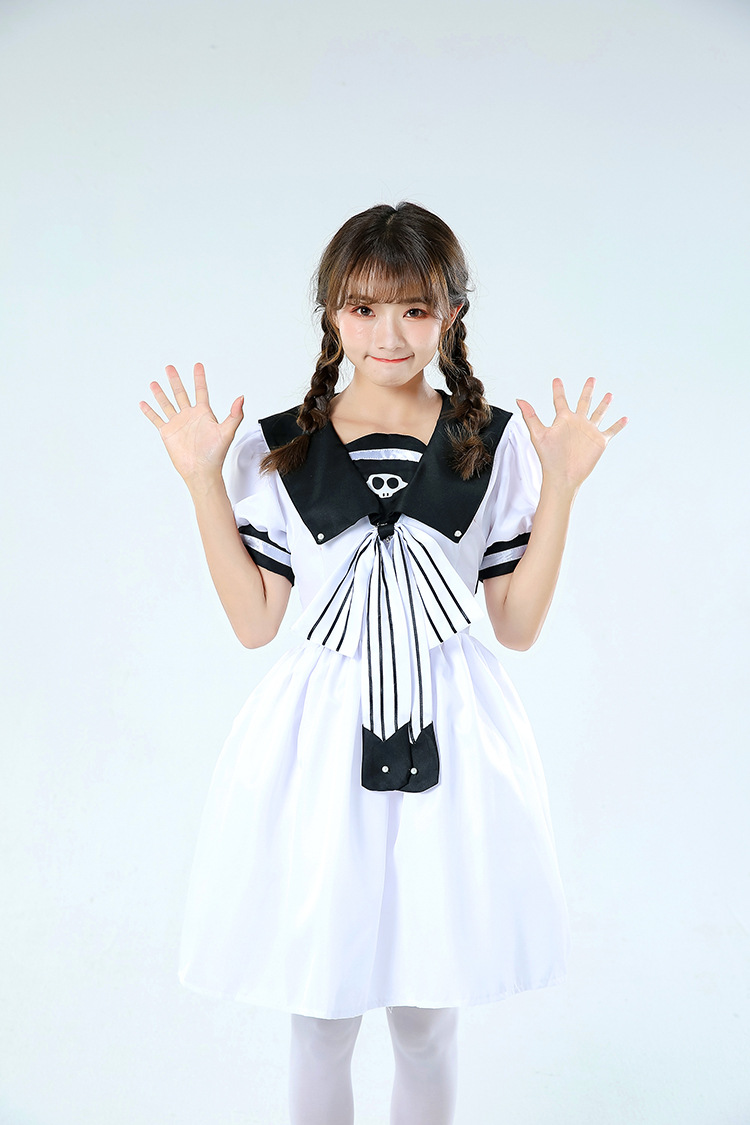 洛丽塔lolita学生装公主裙 cosplay游戏动漫服jsk制服海军学院风