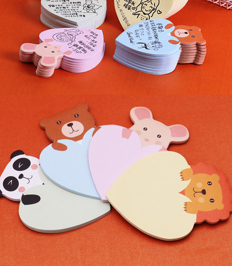 外卖好评价贴纸好评卡暖心餐饮手写便利贴便签纸创意爱心纸条