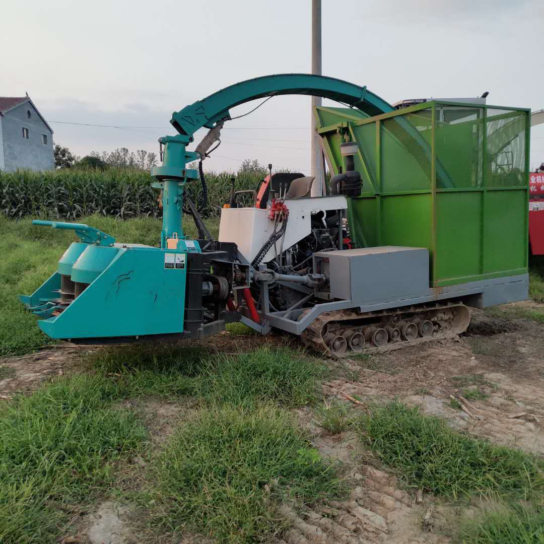 青储机 小型履带式青储机 自走式苜蓿草收割机青贮收获机厂家