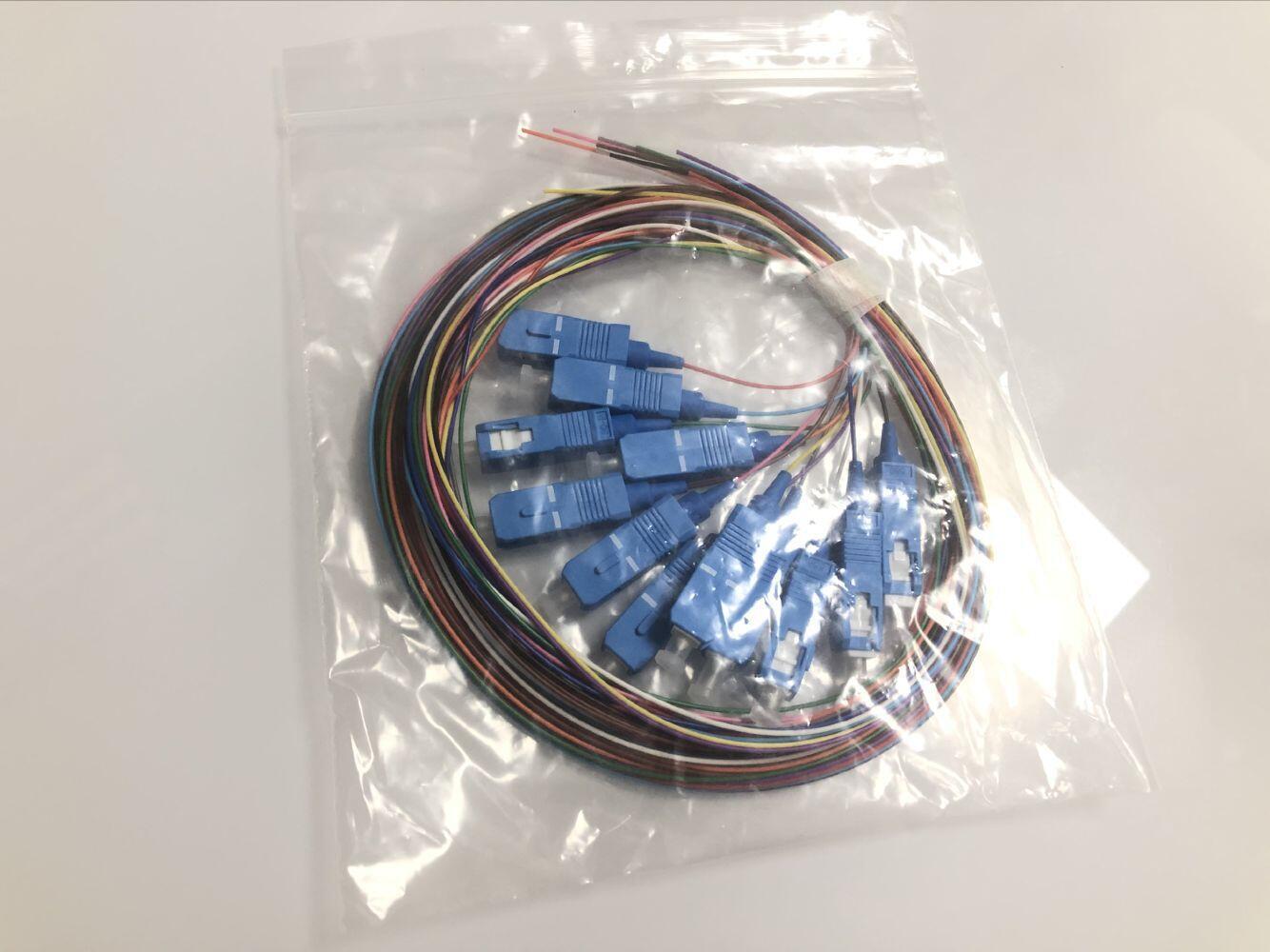 sc束状尾纤1.5米大方接口0.9mm一包12条