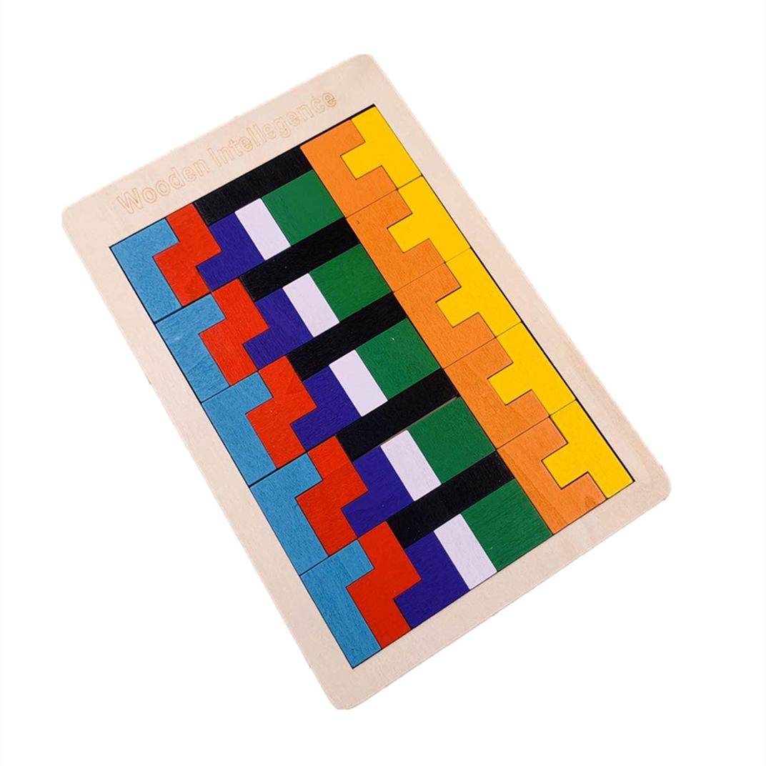 俄罗斯方块拼图积木 3-9岁儿童早教益智力开发男女孩拼图亲子玩具