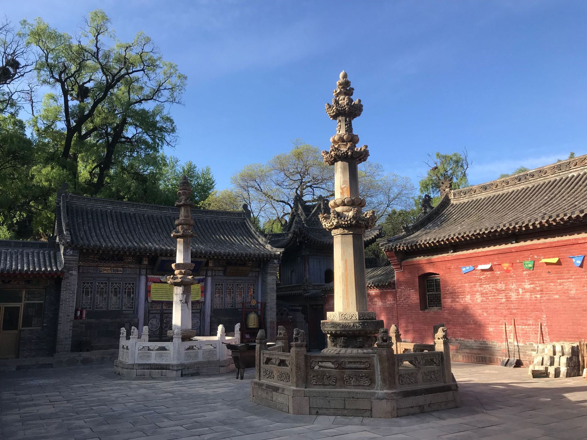 8米高佛顶尊胜陀罗尼石经幢塔 石经幡 惠安厂家加工制作 寺庙摆放