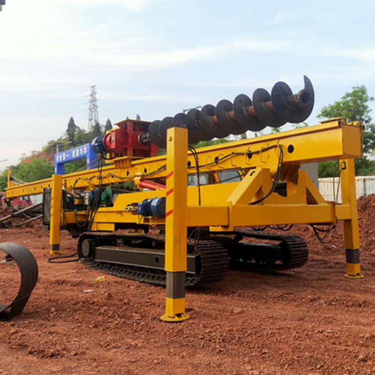 cfg长螺旋钻孔机 双动力头长螺旋钻孔机 履带式灌注桩机源头厂家