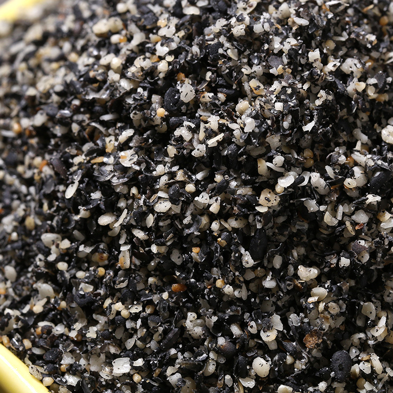 低温烘焙熟黑芝麻碎 散装原料供应黑芝麻粉7星黑芝麻粉