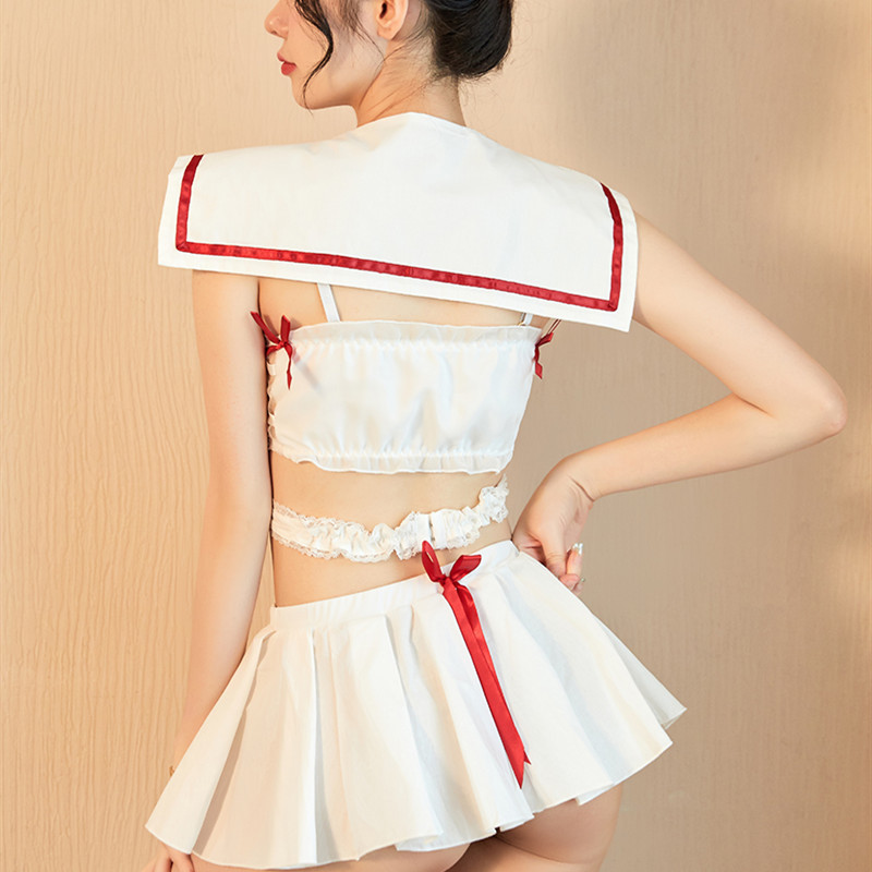 Adult Supplies New Sexy Lingerie Female Sexy Sailor Commission Teacher Student Uniform Temptation Skirt Outfit Wholesale