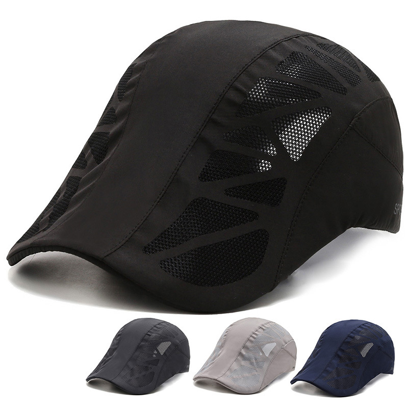 Summer Quick-Drying Cap Thin Tennis Cap Advance Hats All-Matching Peaked Cap Sun Protection Fishing Cap Sun Hat Men's Sunhat