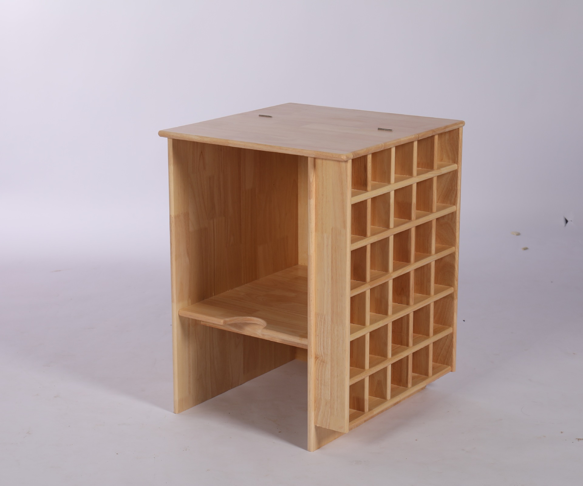 幼儿园实木口杯架茶水柜水杯架茶杯柜茶桶柜口杯保温桶一体柜儿童