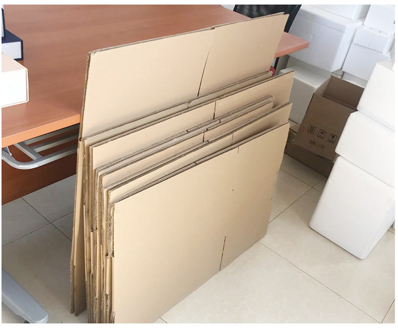 开槽工艺瓦楞纸板纸箱 搬家用可折叠纸盒 商品发货快递物流包装
