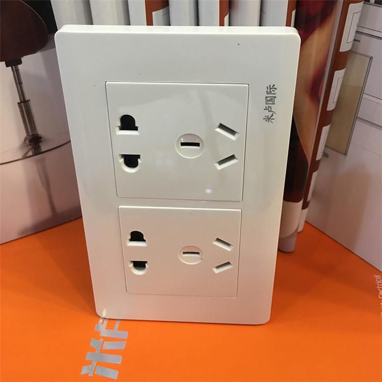 墙壁插座厂家直供 146十孔插座 暗装家用开关插座 多孔电源插座