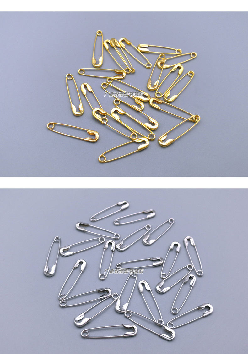 安全小别针金银色服装吊牌葫芦形别针金属保险小号别针扣厂家批发