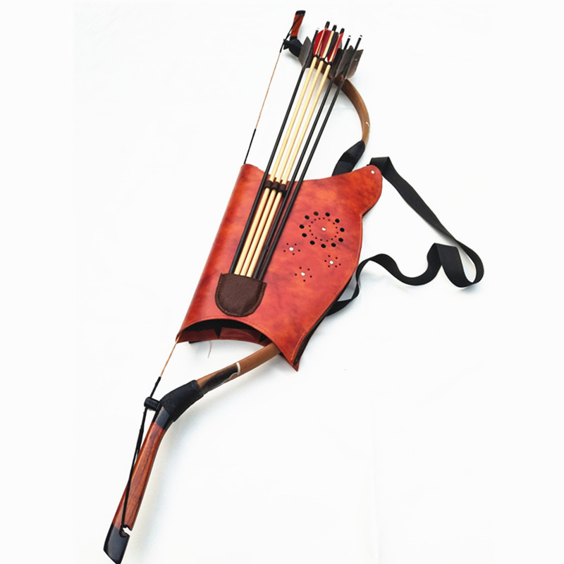 传统弓箭古代仿古儿童弓箭玩具影视道具户外射击新手成人蒙古射箭