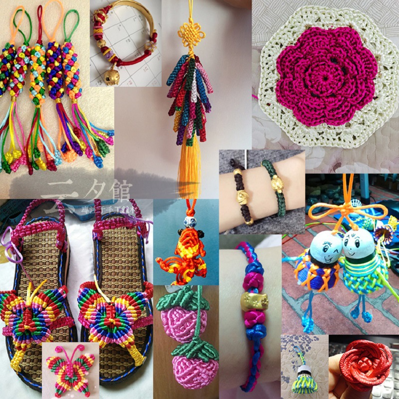 5号结线材编织挂件红绳手链手工diy配件材料项链绳吊坠玉线女