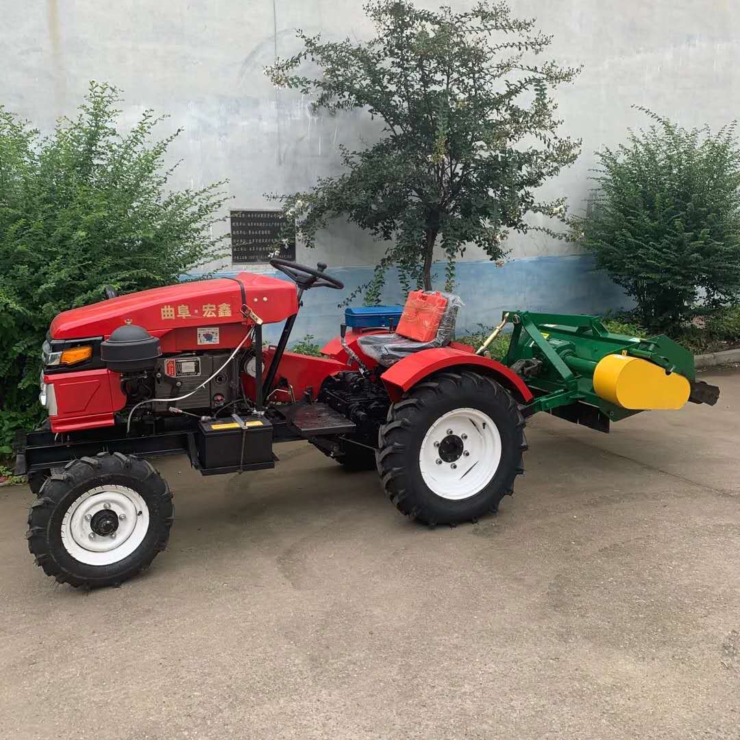 常州8-22马力微型手扶拖拉机翻土犁地旋耕机图片节能环保型遥控履带自