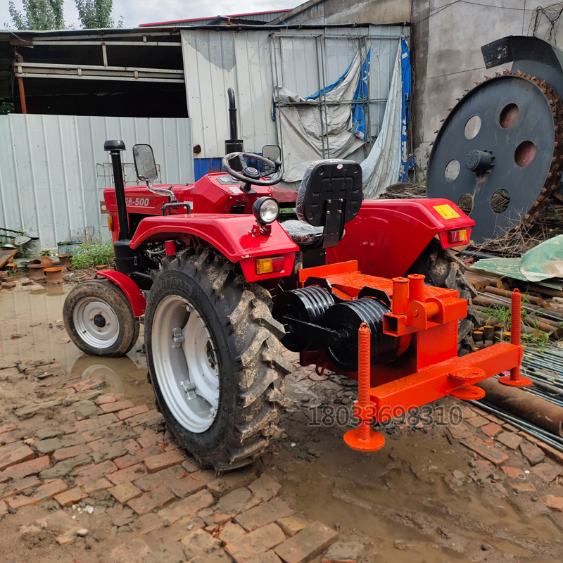 500拖拉机绞磨四轮拖拉机改装绞磨机550全新拖拉机绞磨拖拉机绞盘