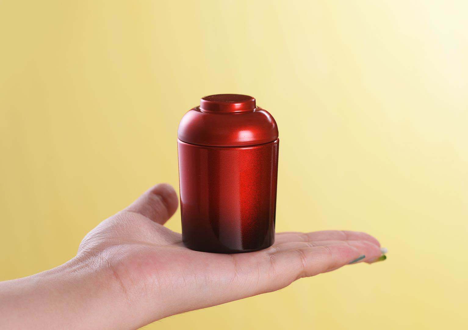 创意网红茶叶小罐包装茶叶家用便携装茶叶的小福罐小茶罐铁罐