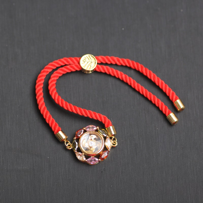 泰国龙婆本庙破太岁化太岁红绳转运轮手链时来运转手链风生水起