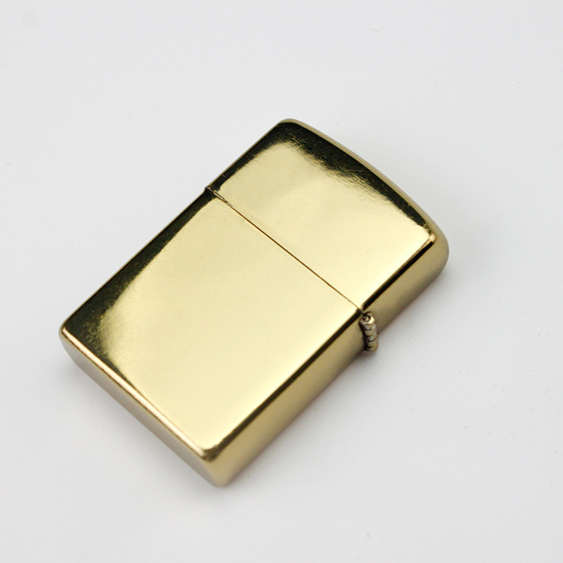 Factory Price Heat Transfer Printing Stainless Steel Lighter Picture Photo Printing Heat Transfer Printing Creative Metal Lighter Gold Silver White