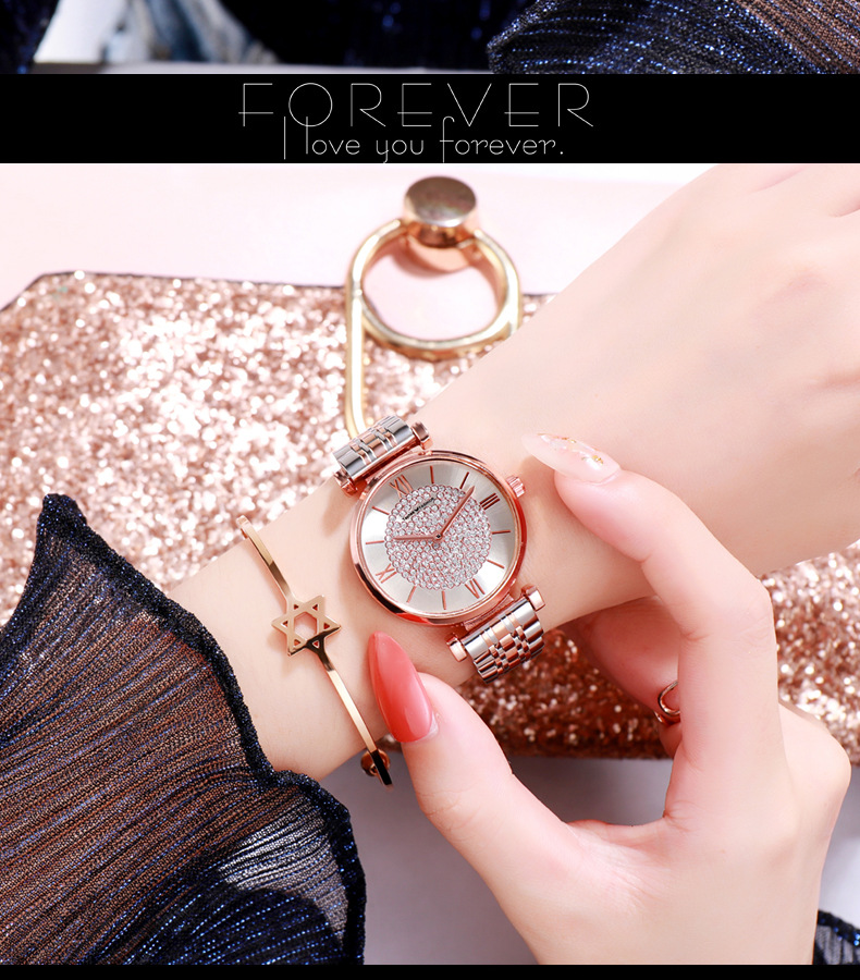 tephea2020满天星手表抖音爆款女士石英表外贸热卖时尚女表watch