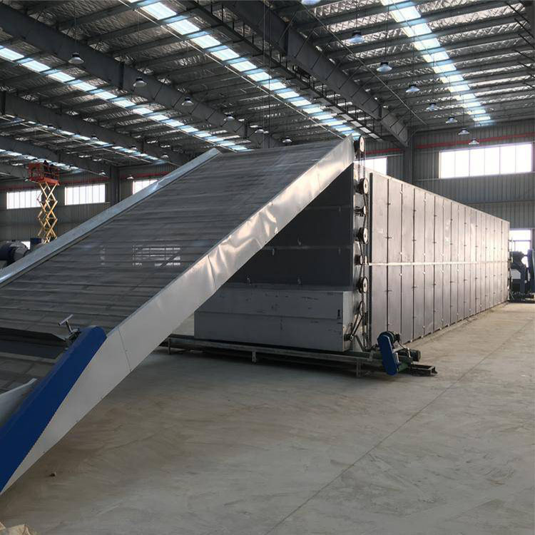 多层网带式山楂片干燥机食品烘干机热风循环带式海棠果干燥机