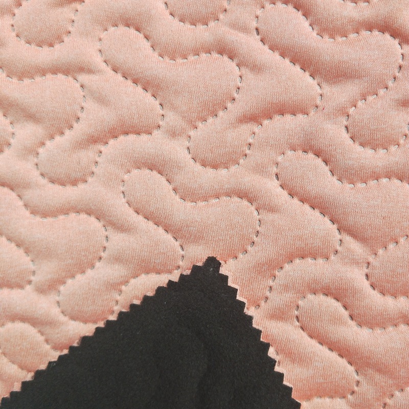 超声波绗缝布 压棉绗绣保暖面料 尼丝纺绗棉布面料批发