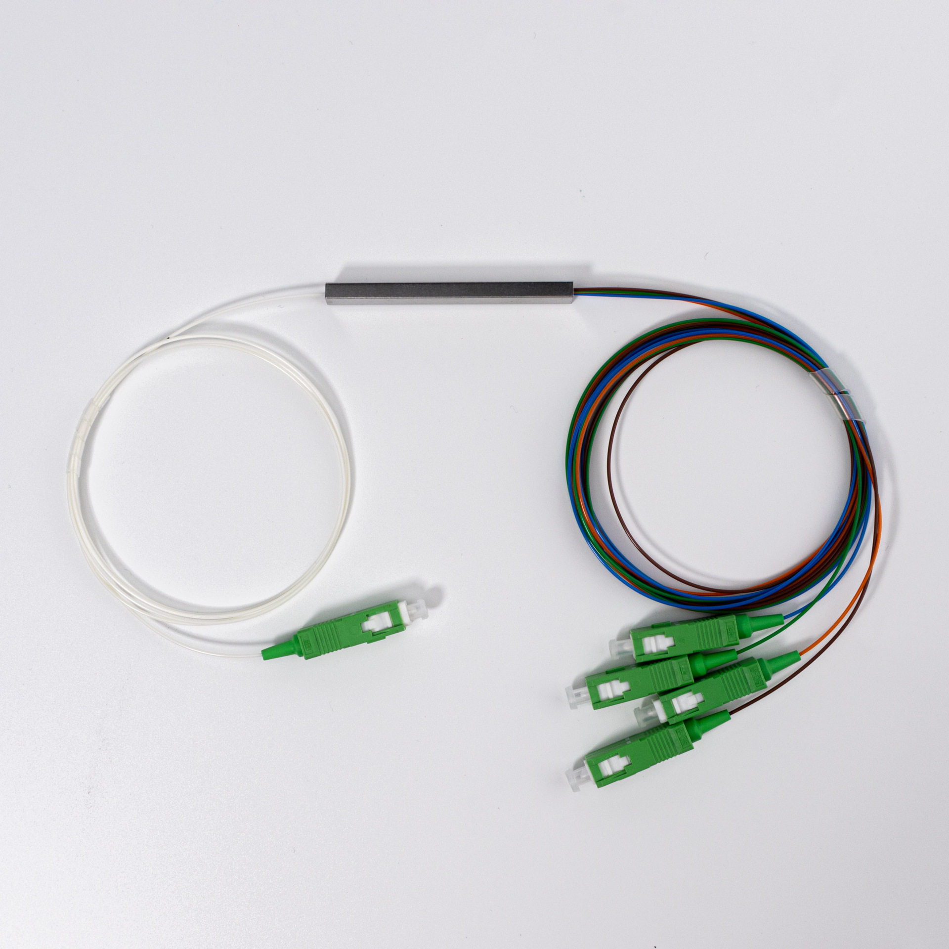 国诚通供应电信级光纤跳线plc微分1米跳线1分2 sc/apc光纤连接器